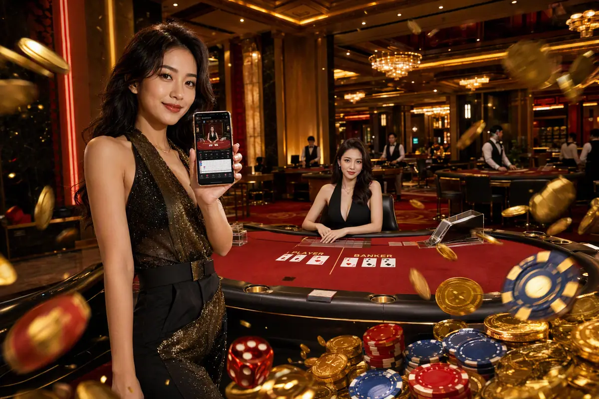 ekplus88 Casino meja live baccarat